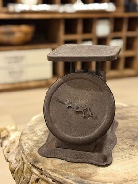 Vintage Rusty Chippy Metal Heavy Scale